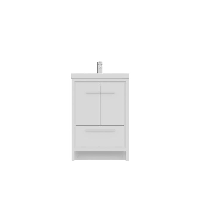 Alya Bath Sortino 24" Modern Bathroom Vanity - Luxe Vanity & Tub