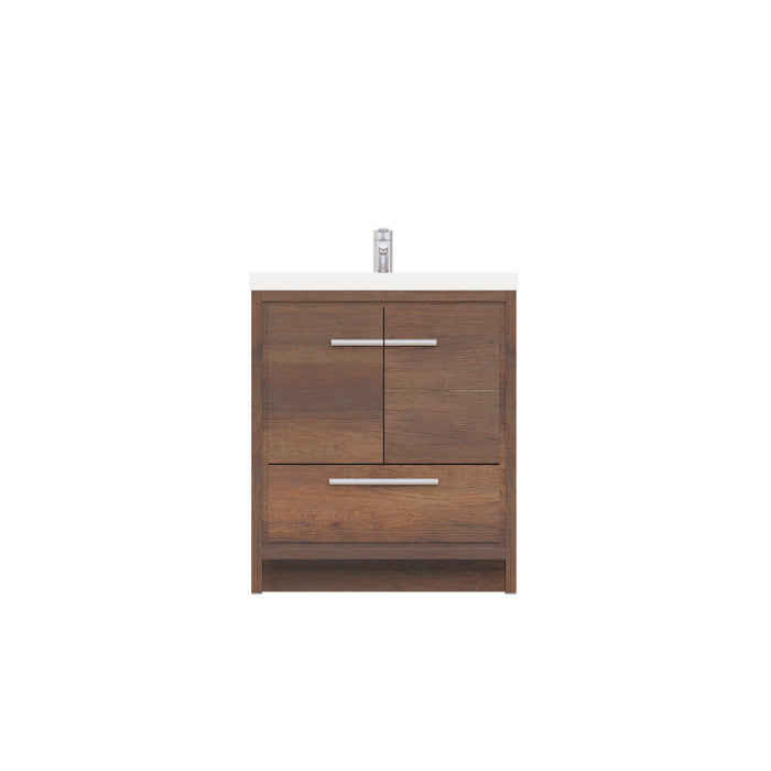 Alya Bath Sortino 30" Modern Bathroom Vanity - Luxe Vanity & Tub