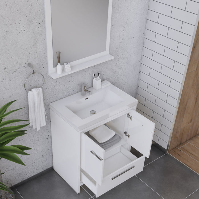 Alya Bath Sortino 30" Modern Bathroom Vanity - Luxe Vanity & Tub