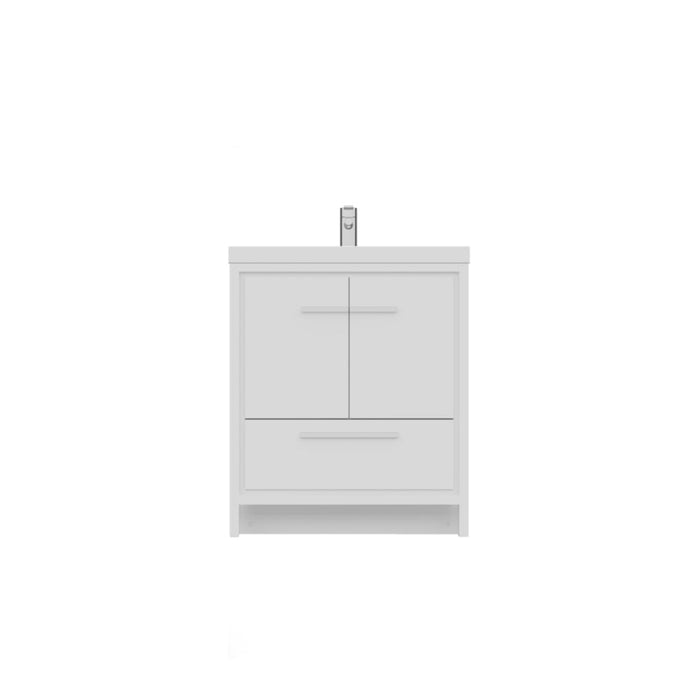 Alya Bath Sortino 30" Modern Bathroom Vanity - Luxe Vanity & Tub