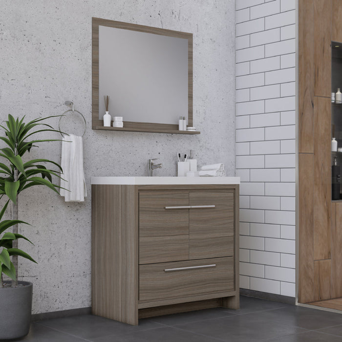 Alya Bath Sortino 36" Modern Bathroom Vanity - Luxe Vanity & Tub