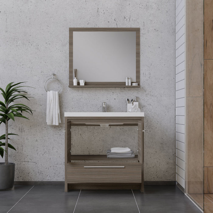 Alya Bath Sortino 36" Modern Bathroom Vanity - Luxe Vanity & Tub