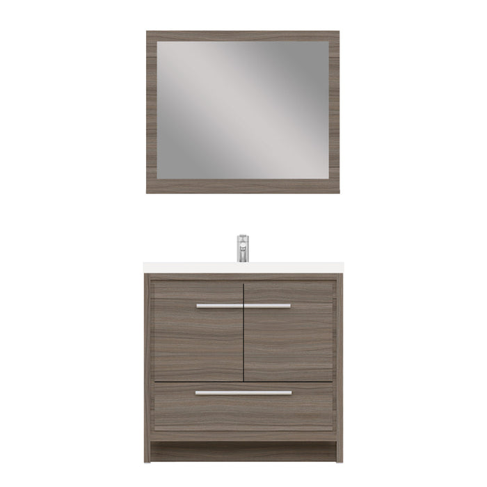 Alya Bath Sortino 36" Modern Bathroom Vanity - Luxe Vanity & Tub