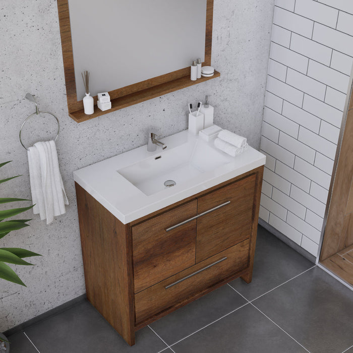 Alya Bath Sortino 36" Modern Bathroom Vanity - Luxe Vanity & Tub