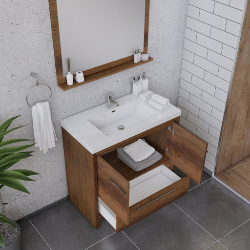 Alya Bath Sortino 36" Modern Bathroom Vanity - Luxe Vanity & Tub