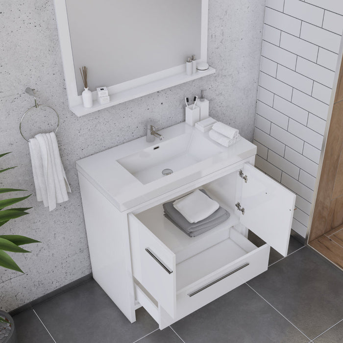 Alya Bath Sortino 36" Modern Bathroom Vanity - Luxe Vanity & Tub