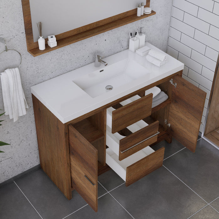 Alya Bath Sortino 48" Modern Bathroom Vanity - Luxe Vanity & Tub