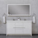 Alya Bath Sortino 84" Modern Bathroom Vanity - Luxe Vanity & Tub