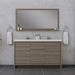 Alya Bath Sortino 84" Modern Bathroom Vanity - Luxe Vanity & Tub