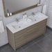 Alya Bath Sortino 60" Modern Double Bathroom Vanity - Luxe Vanity & Tub