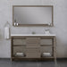 Alya Bath Sortino 60" Modern Single Bathroom Vanity - Luxe Vanity & Tub