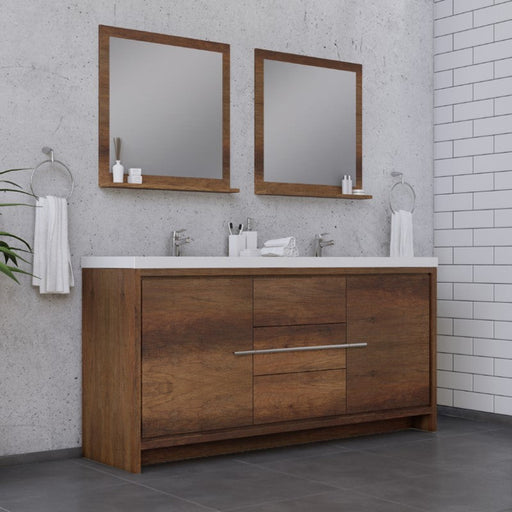 Alya Bath Sortino 72" Modern Bathroom Vanity - Luxe Vanity & Tub