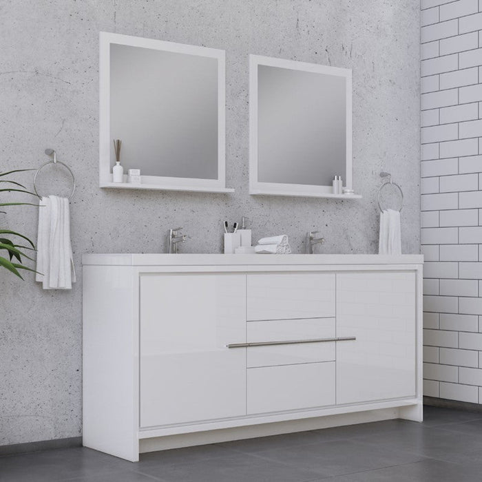 Alya Bath Sortino 72" Modern Bathroom Vanity - Luxe Vanity & Tub