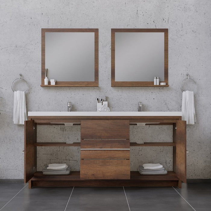 Alya Bath Sortino 72" Modern Bathroom Vanity - Luxe Vanity & Tub