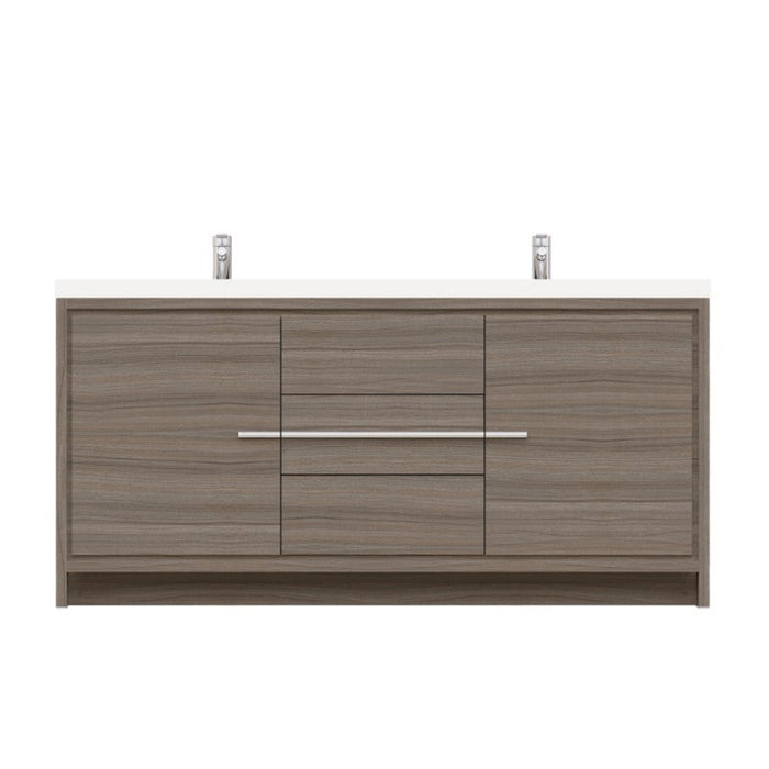 Alya Bath Sortino 72" Modern Bathroom Vanity - Luxe Vanity & Tub