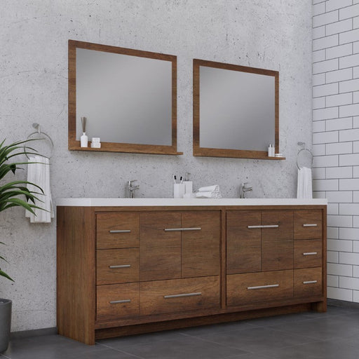 Alya Bath Sortino 84" Modern Bathroom Vanity - Luxe Vanity & Tub