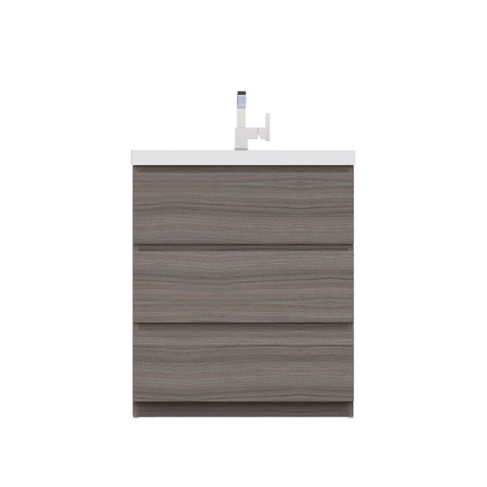 Alya Bath Paterno 30" Modern Freestanding Bathroom Vanity - Luxe Vanity & Tub