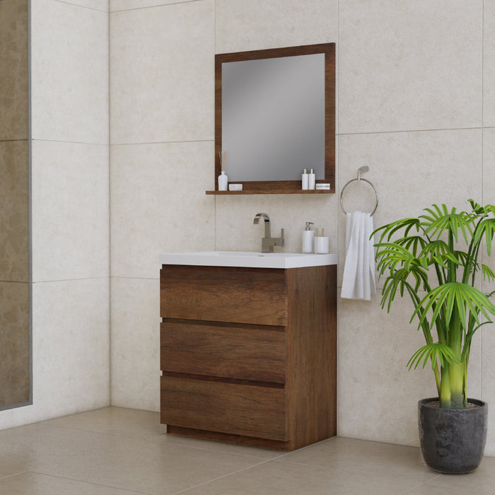 Alya Bath Paterno 30" Modern Freestanding Bathroom Vanity - Luxe Vanity & Tub