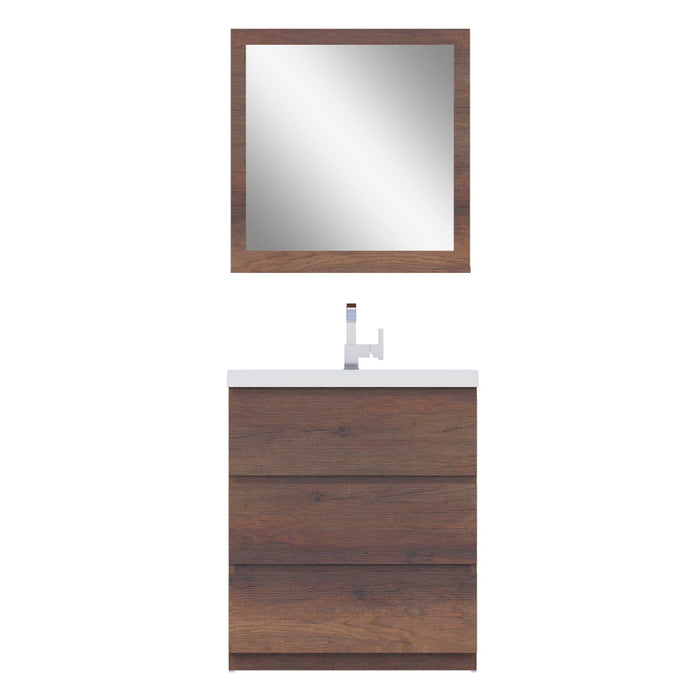 Alya Bath Paterno 30" Modern Freestanding Bathroom Vanity - Luxe Vanity & Tub