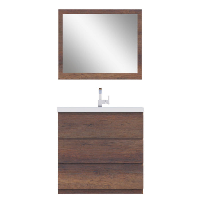 Alya Bath Paterno 36" Modern Freestanding Bathroom Vanity - Luxe Vanity & Tub