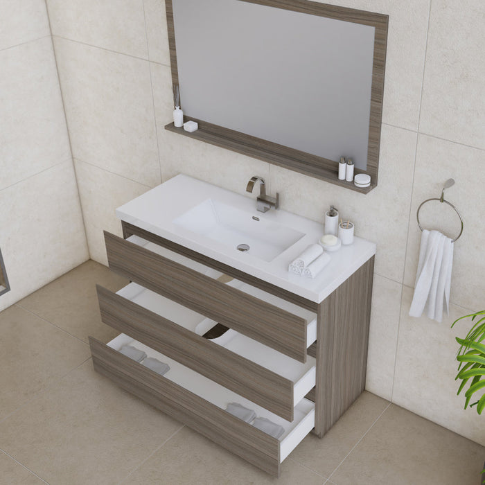 Alya Bath Paterno 48" Modern Freestanding Bathroom Vanity - Luxe Vanity & Tub