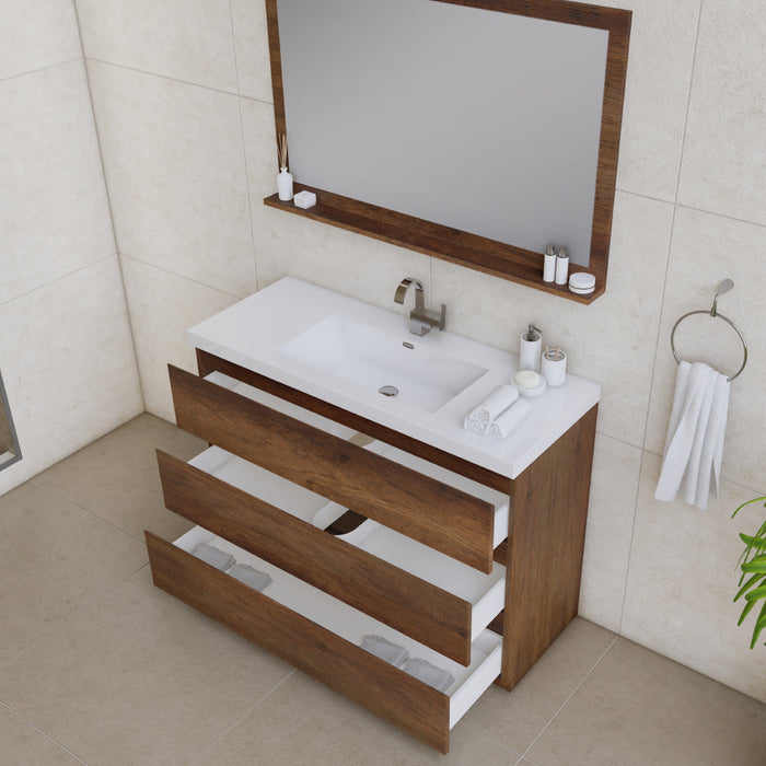 Alya Bath Paterno 48" Modern Freestanding Bathroom Vanity - Luxe Vanity & Tub