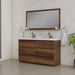 Alya Bath Paterno 60" Modern Freestanding Double Bathroom Vanity - Luxe Vanity & Tub