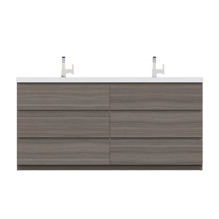 Alya Bath Paterno 72" Modern Freestanding Bathroom Vanity - Luxe Vanity & Tub