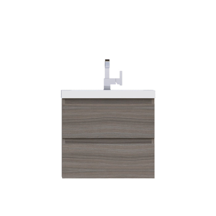 Alya Bath Paterno 24" Modern Wall Mounted Bathroom Vanity - Luxe Vanity & Tub