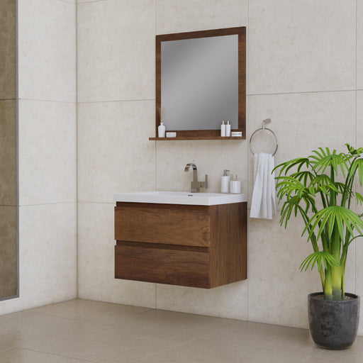 Alya Bath Paterno 30" Modern Wall Mounted Bathroom Vanity - Luxe Vanity & Tub