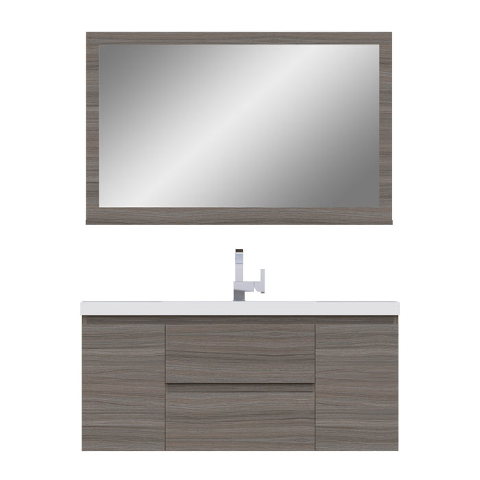 Alya Bath Paterno 48" Modern Wall Mounted Bathroom Vanity - Luxe Vanity & Tub