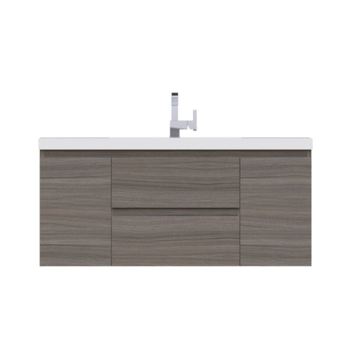 Alya Bath Paterno 48" Modern Wall Mounted Bathroom Vanity - Luxe Vanity & Tub