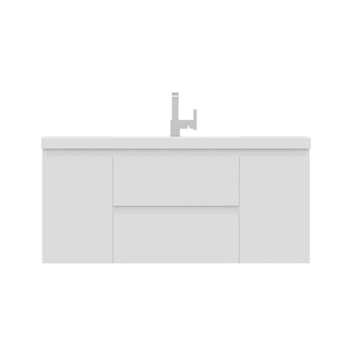 Alya Bath Paterno 48" Modern Wall Mounted Bathroom Vanity - Luxe Vanity & Tub