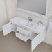 Alya Bath Paterno 60" Modern Wall Mounted Single Bathroom Vanity - Luxe Vanity & Tub