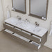 Alya Bath Paterno 72" Modern Wall Mounted Bathroom Vanity - Luxe Vanity & Tub