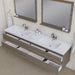 Alya Bath Paterno 84" Modern Wall Mounted Bathroom Vanity - Luxe Vanity & Tub