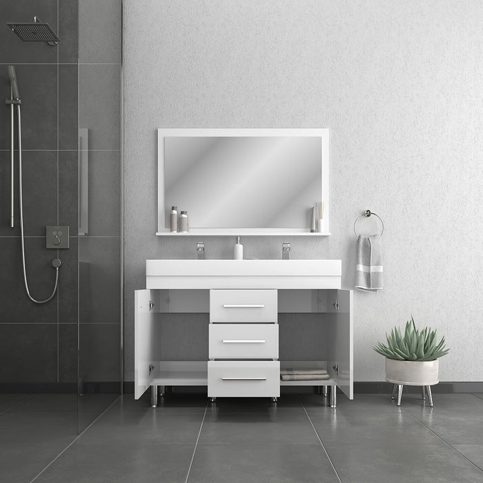 Alya Bath Ripley 48" Double Vanity with Sink - Luxe Vanity & Tub