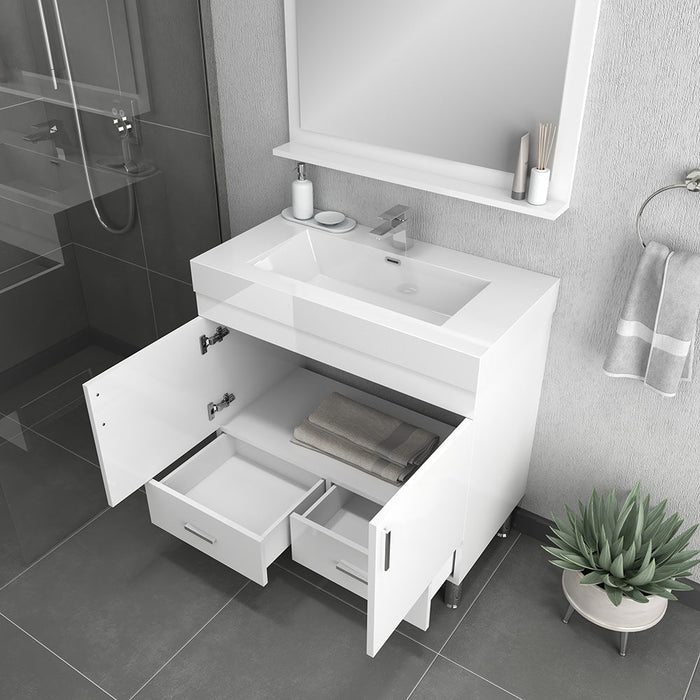 Alya Bath Ripley 36" Vanity with Sink - Luxe Vanity & Tub