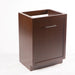 Bellaterra Home 24" 1-Drawer Wenge Freestanding Vanity Set With Ceramic Integrated Sink and Ceramic Top - Luxe Vanity & Tub