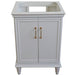 Bellaterra Home Forli 24" 2-Door 1-Drawer White Freestanding Vanity Base - Luxe Vanity & Tub