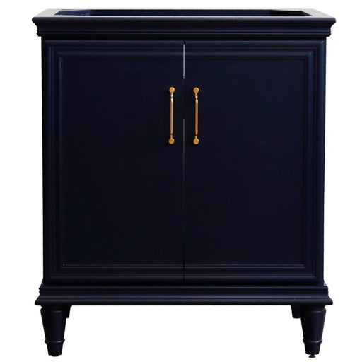 Bellaterra Home Forli 30" 2-Door 1-Drawer Blue Freestanding Vanity Base