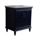 Bellaterra Home Forli 31" 2-Door 1-Drawer Blue Freestanding Vanity Set - Luxe Vanity & Tub