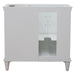 Bellaterra Home Forli 37" 2-Door 3-Drawer White Freestanding Vanity Set - Luxe Vanity & Tub