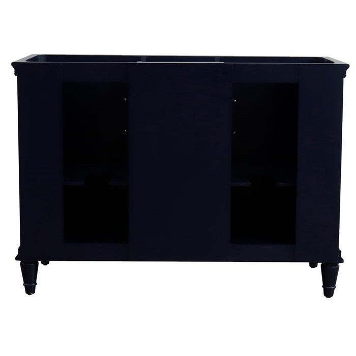 Bellaterra Home Forli 48" 2-Door 3-Drawer Blue Freestanding Double Vanity Base - Luxe Vanity & Tub