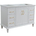 Bellaterra Home Forli 48" 2-Door 6-Drawer White Freestanding Single Vanity Base - Luxe Vanity & Tub