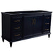 Bellaterra Home Forli 60" 2-Door 6-Drawer Blue Freestanding Single Vanity Base - Luxe Vanity & Tub