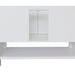 Bellaterra Home Monterey 48" 2-Door 4-Drawer White Freestanding Vanity Base - Luxe Vanity & Tub