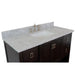 Bellaterra Home Monterey 49" 2-Door 4-Drawer Silvery Brown Freestanding Vanity Set - Luxe Vanity & Tub