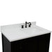 Bellaterra Home Plantation 37" 2-Door 3-Drawer Brown Ash Freestanding Vanity Set - Luxe Vanity & Tub