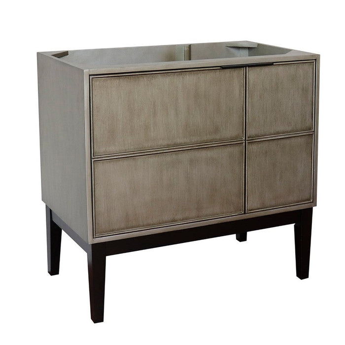 Bellaterra Home Scandi 36" 1-Door 2-Drawer Linen Brown Freestanding Vanity Base